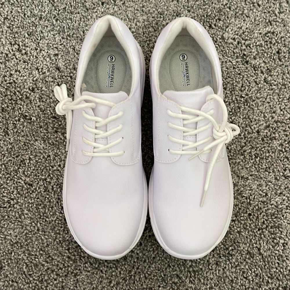 Hawkwell nurse style white shoes
